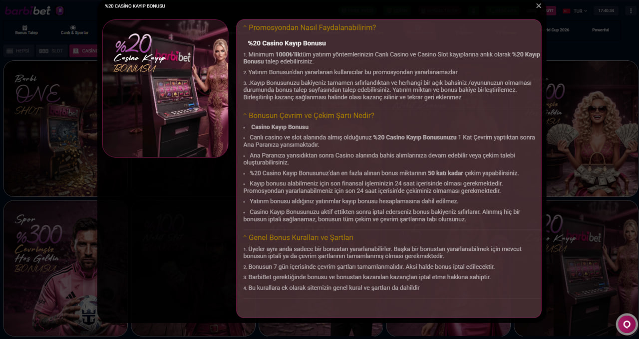 Barbibet Cashback